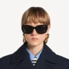 Gafas de sol Cosmo Square AF para mujer en negro
