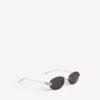 Gafas de sol Gossip Oval AF en plateado/negro