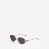 Gafas de sol Gossip Oval AF en plateado/negro