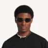 Gafas de sol Gossip Oval AF en plateado/negro
