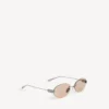 Gafas de sol Gossip Oval AF en rutenio oscuro/marrón