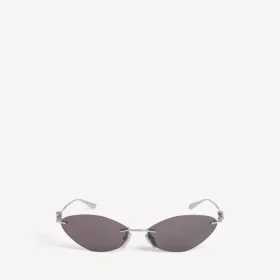 Gafas de sol Nano Cat para mujer en color plateado