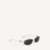 Gafas de sol Nano D-Frame para mujer en color plateado