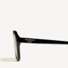 Gafas de sol Pilot para uso diario para hombre en negro/amarillo