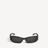 Gafas de sol rectangulares Cosmo para mujer en negro