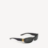 Gafas de sol rectangulares Cosmo para mujer en negro