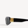 Gafas de sol rectangulares Cosmo para mujer en negro