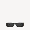 Gafas de sol rectangulares Dynasty en negro