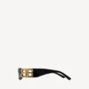 Gafas de sol rectangulares Dynasty en negro
