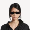 Gafas de sol rectangulares Dynasty en negro