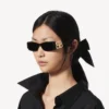 Gafas de sol rectangulares Dynasty en negro