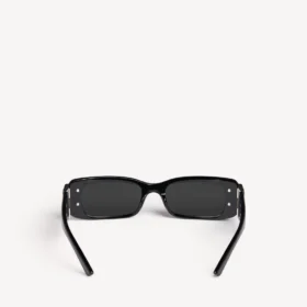 Gafas de sol rectangulares Dynasty para mujer en negro