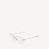 Gafas de sol rectangulares «Invisible» en color plateado
