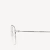 Gafas de sol rectangulares «Invisible» en color plateado