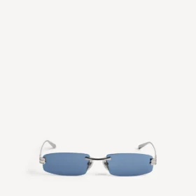 Gafas de sol rectangulares para mujer «Gossip M» en rutenio oscuro/azul