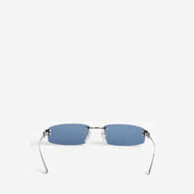 Gafas de sol rectangulares para mujer «Gossip M» en rutenio oscuro/azul