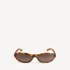 Gafas de sol redondas Neo en color habana moteado