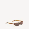 Gafas de sol redondas Neo en color habana moteado