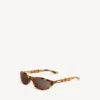 Gafas de sol redondas Neo en color habana moteado
