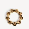 Gargantilla de cadena Eisa para mujer en dorado brillante Gargantilla de cadena Eisa para mujer en dorado brillante