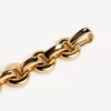 Gargantilla de cadena Eisa para mujer en dorado brillante Gargantilla de cadena Eisa para mujer en dorado brillante
