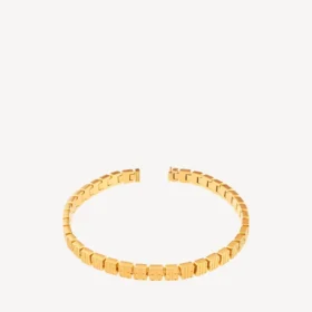 Gargantilla nano mini link para mujer en oro brillante Gargantilla nano mini link para mujer en oro brillante