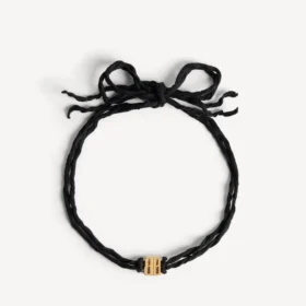 Gargantilla tipo choker «nano ribbon bb» para mujer en negro/oro brillante Gargantilla tipo choker «nano ribbon bb» para mujer en negro/oro brillante