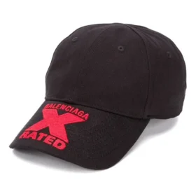 Gorra Balenciaga x Rated «Negro y rojo» 617144410B21074 Gorra Balenciaga x Rated «Negro y rojo» 617144410B21074