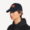 Gorra con logotipo para hombre en azul marino Gorra con logotipo para hombre en azul marino