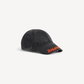 Gorra con logotipo para hombre en negro