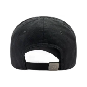 Gorra de béisbol con logotipo diagonal «Negro Blanco» 680738410B21077