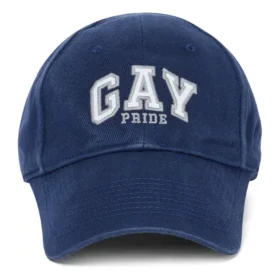 Gorra de béisbol de sarga de algodón con bordado Pride «Azul» 670810410B24000 Gorra de béisbol de sarga de algodón con bordado Pride «Azul» 670810410B24000
