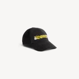 Gorra de béisbol para hombre «Messy Spray» en negro