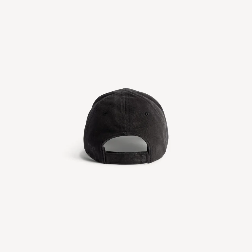 Gorra de béisbol para hombre «Messy Spray» en negro Gorra de béisbol para hombre «Messy Spray» en negro