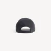 Gorra de cinta adhesiva para hombre en negro descolorido
