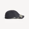 Gorra de cinta adhesiva para hombre en negro descolorido