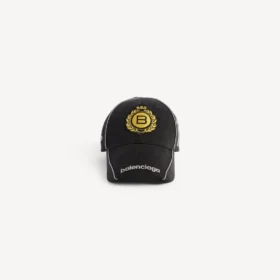 Gorra de hombre con escudo naval en negro Gorra de hombre con escudo naval en negro