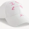 Gorra «i<3 u» para hombre en blanco