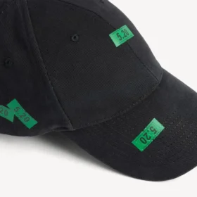 Gorra para hombre 520 Stickers en negro