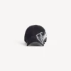 Gorra para hombre con diseño en cursiva en negro lavado Gorra para hombre con diseño en cursiva en negro lavado