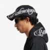 Gorra para hombre con diseño en cursiva en negro lavado Gorra para hombre con diseño en cursiva en negro lavado