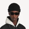 Gorro de lana para hombre en negro