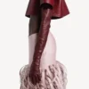 Guantes largos para mujer en color burdeos Guantes largos para mujer en color burdeos