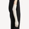 Guantes largos para mujer en color porcelana