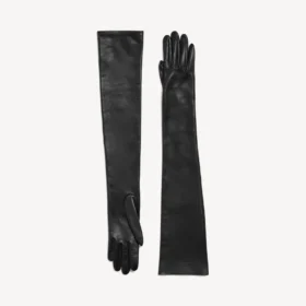Guantes largos para mujer en negro Guantes largos para mujer en negro