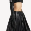 Guantes largos para mujer en negro Guantes largos para mujer en negro