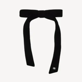 Lazo para el pelo Holli para mujer en negro/plata brillante