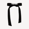Lazo para el pelo Holli para mujer en negro/plata brillante Lazo para el pelo Holli para mujer en negro/plata brillante