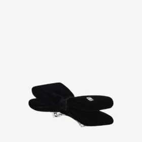 Lazo para el pelo Holli para mujer en negro/plata brillante