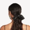 Lazo para el pelo tipo gorro para mujer en negro Lazo para el pelo tipo gorro para mujer en negro
